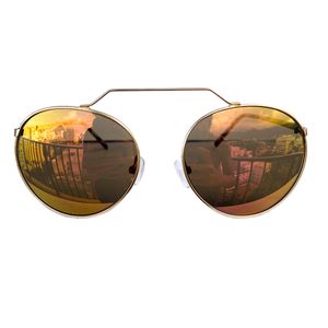 Inteiro Metal Dourado Lente Bicolor