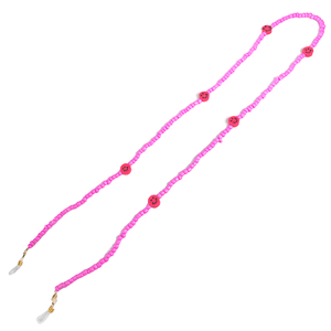 Corrente para Oculos Smile Vermelho