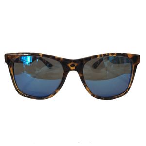 Masculino Sport Tartaruga Lente Azul Espelhada