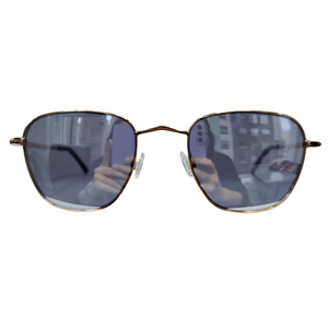 Season Metal Dourado Lente Prata Espelhado