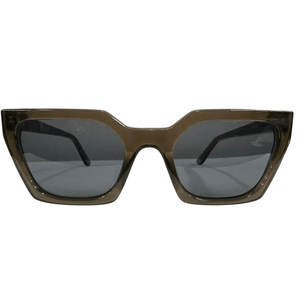 Classic Retangular Grafite Lente Azul