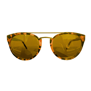 Unissex Unique Tartaruga Lente Ouro
